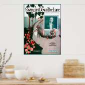 De Lane door Isham Jones omdoen Poster (Keuken)