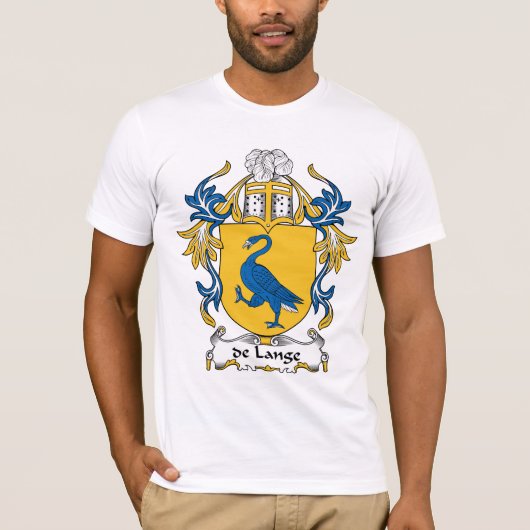 de Lange Family Crest T-shirt (Voorkant)