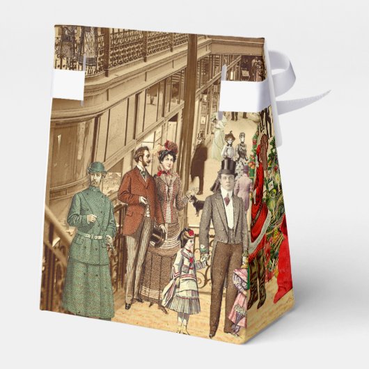 De lange lijst van de kerstman bedankdoosjes (Achterkant)