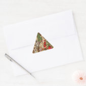 De lange lijst van de kerstman sticker (Envelop)