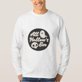 De lange mouw van All Hallow in man T-shirt