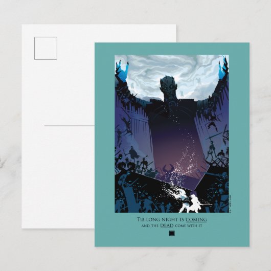 De lange nacht komt eraan briefkaart (Voorkant / Achterkant)