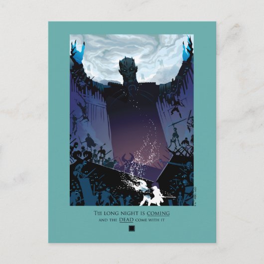 De lange nacht komt eraan briefkaart (Voorkant)