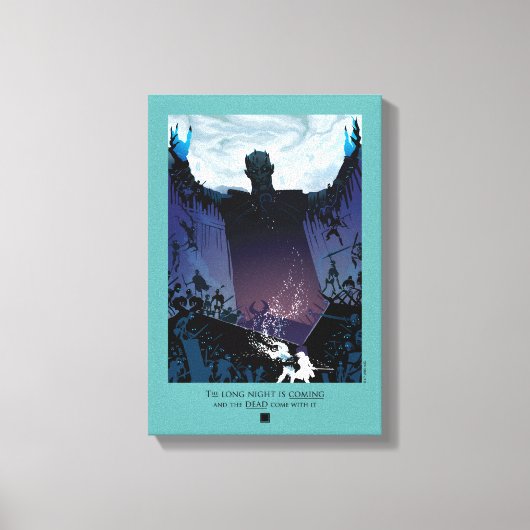 De lange nacht komt eraan canvas afdruk (Voorkant)