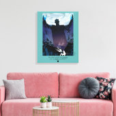 De lange nacht komt eraan canvas afdruk (Insitu (Woonkamer))