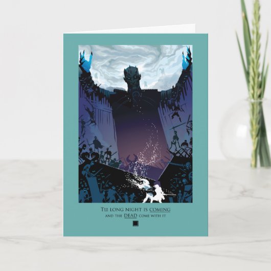 De lange nacht komt eraan kaart (Voorkant)