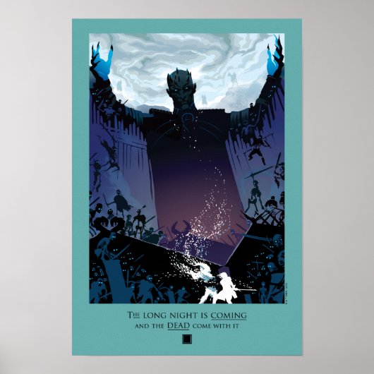 De lange nacht komt eraan poster (Voorkant)