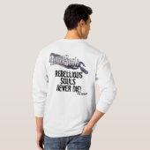 De lange Onverschrokkenheid van de T-shirt van het (Achterkant volledig)