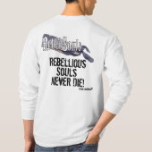 De lange Onverschrokkenheid van de T-shirt van het (Achterkant)