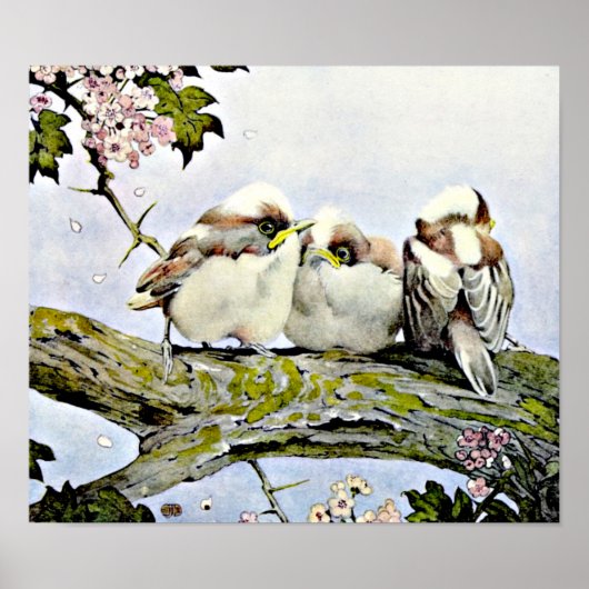 De lange reis, Edward Julius Detmold Poster (Voorkant)