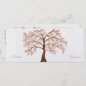 De Lange Uitnodigingen van de Bloesem van de Kers (Voorkant / Achterkant)