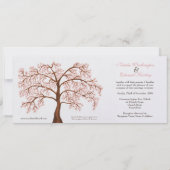 De Lange Uitnodigingen van de Bloesem van de Kers (Achterkant)