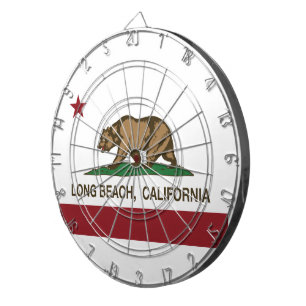 De lange Vlag van de Republiek van Californië van Dartbord