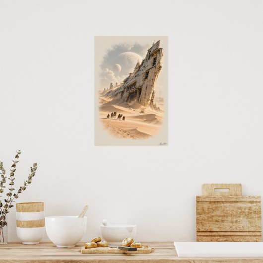 De Lange Wacht Poster (Keuken)
