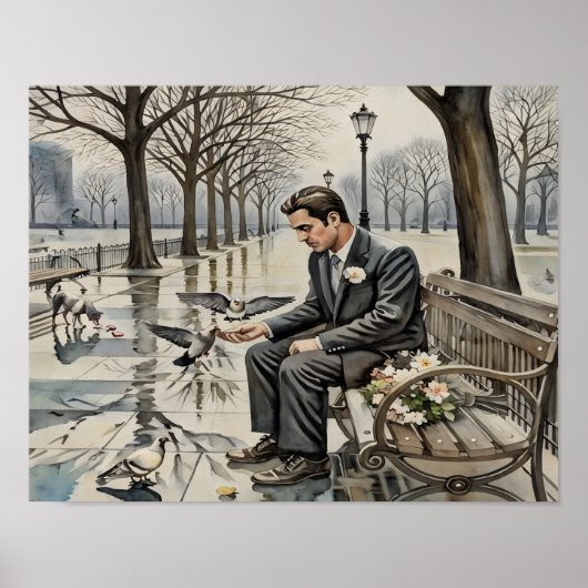 De lange wachttijden poster (Voorkant)