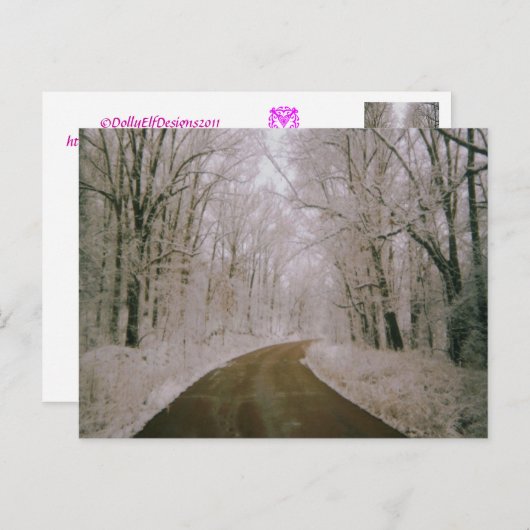 De lange weg briefkaart (Voorkant / Achterkant)