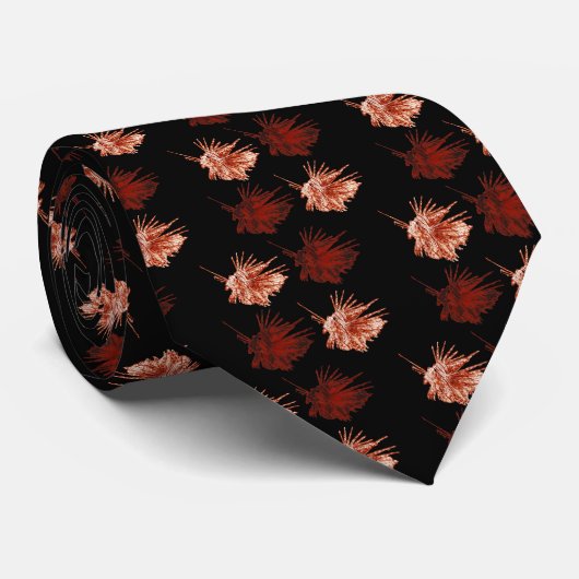 De langoest (beide kleuren) stropdas (Opgerold)