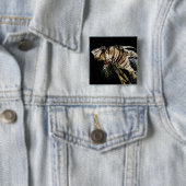 De langoest vierkante button 5,1 cm (In situ)