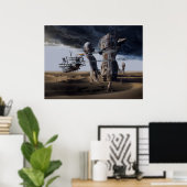 De Langoliers of de onvermijdelijke Entropie, in e Poster (Thuiskantoor)