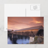 De langste gedekte brug in de Verenigde Staten Briefkaart (Voorkant / Achterkant)