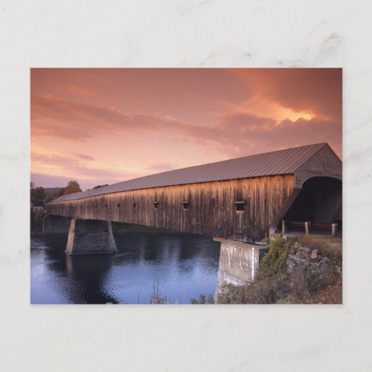 De langste gedekte brug in de Verenigde Staten Briefkaart (Voorkant)