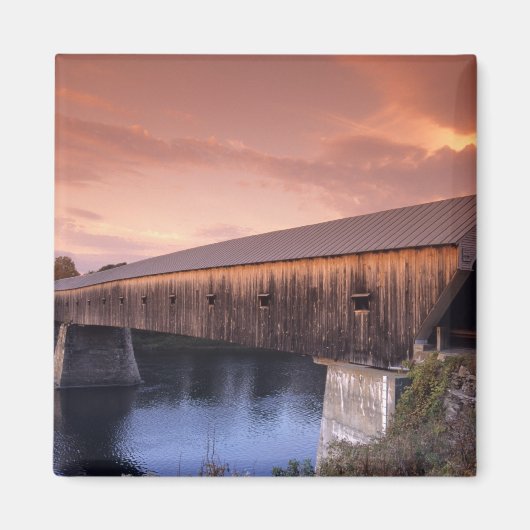 De langste gedekte brug in de Verenigde Staten Magneet (Voorkant)