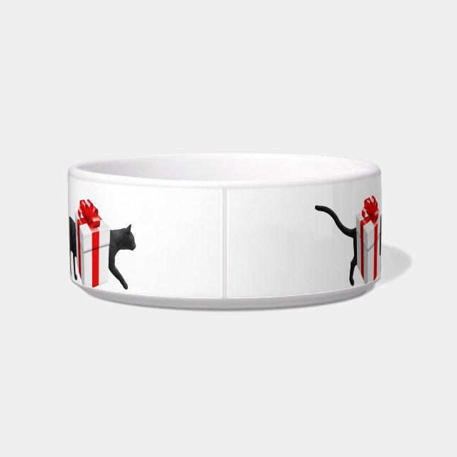 De langste kat ter wereld voerbakje (Achterkant)