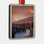 De langste overdekte brug in de Verenigde Staten Metalen Ornament (Rechts)