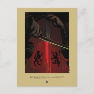 De lannisters sturen hun respect briefkaart