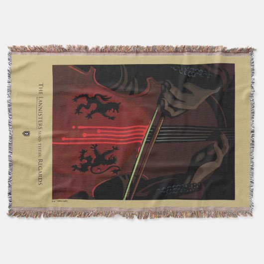 De lannisters sturen hun respect deken (Voorkant)