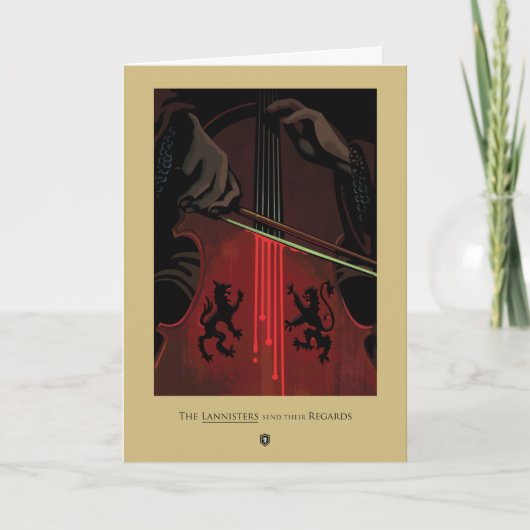 De lannisters sturen hun respect kaart (Voorkant)