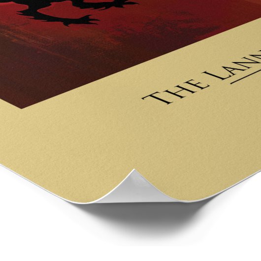 De lannisters sturen hun respect poster (Hoek)