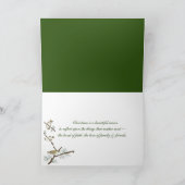 De lantaarn en de ornamenten van Kerstmis in Feestdagen Kaart (Binnen)