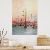 De lantaarn van Genua Poster (Keuken)