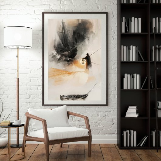 De lantaarnhouder poster