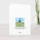 De lantaarnpaal feestdagen kaart (Achterkant)