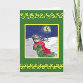 De lantaarnpaal feestdagen kaart (Voorkant)