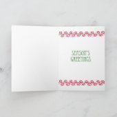 De lantaarnpaal feestdagen kaart (Binnen)