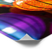 De lantaarns in Hoi An, Vietnam Poster (Hoek)