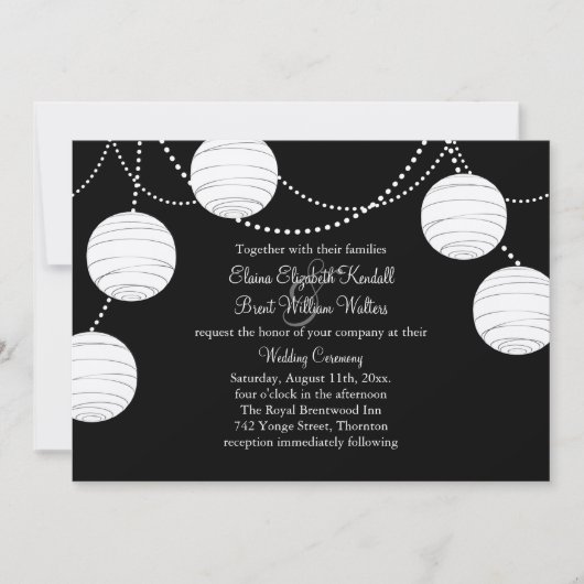 De Lantaarns van de Partij van de Zilverweddenscha Kaart (Voorkant)