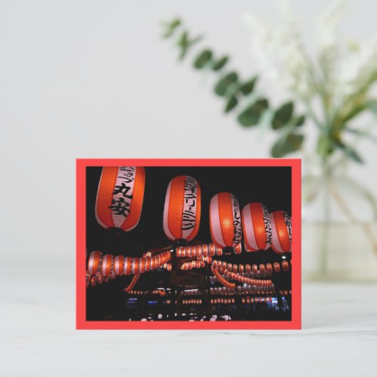 De Lantaarns van Matsuri Briefkaart (Staand voorkant)