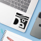 DE Laptop Sticker (Laptop met iPhone)