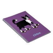 De laptop van de rand notitieboek (Rechterzijde)