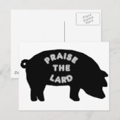 De Lard verheffen Briefkaart (Voorkant / Achterkant)