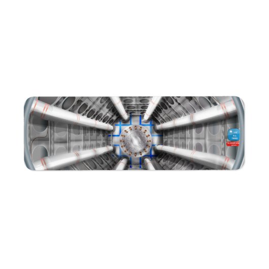 De Large Hadron Collider Etiket (Voorkant)