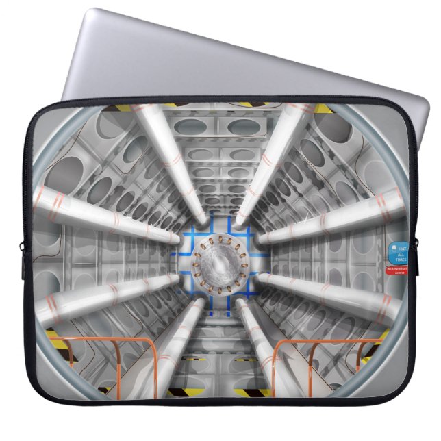 De Large Hadron Collider Laptop Sleeve (Voorkant)