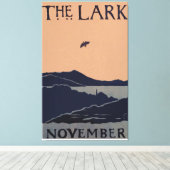 De Lark Florence Lundbord  Abstract Canvas Afdruk (Insitu (Houten vloer))