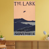 De Lark Florence Lundbord  Abstract Canvas Afdruk (Insitu (Woonkamer))