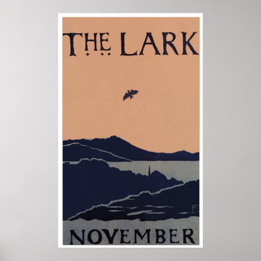 "De Lark" Florence Lundbord Abstract Poster (Voorkant)