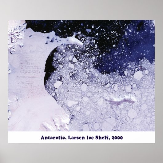 De Larsen Ice Shelf 2000 Poster (Voorkant)